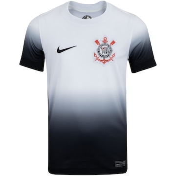 Camisa do Corinthians I 24 Nike Infantil Dri-Fit Torcedor