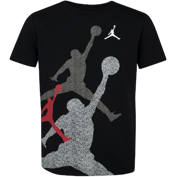 Camiseta Jordan Infantil Nike Manga Curta Gradient Stacked JM