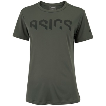 Camiseta Feminina ASICS Manga Curta Logo Treino