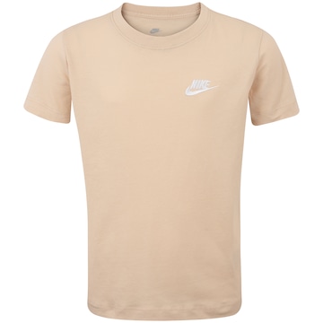 Camiseta Juvenil Nike Manga Curta Sportswear Embroidered Future