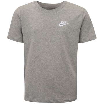 Camiseta Juvenil Nike Manga Curta Sportswear Embroidered Future