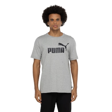 Camiseta Masculina Puma Manga Curta ESS Tee Logo