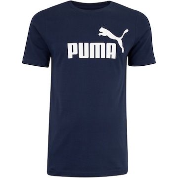 Camiseta Masculina Puma Manga Curta ESS Tee Logo