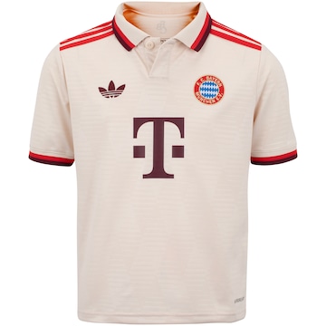 Camisa Polo do Bayern de Munique III 24/25 adidas Infantil Torcedor