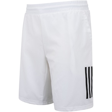 Bermuda Masculina adidas Tennis Club 3 Listras 9 Polegadas