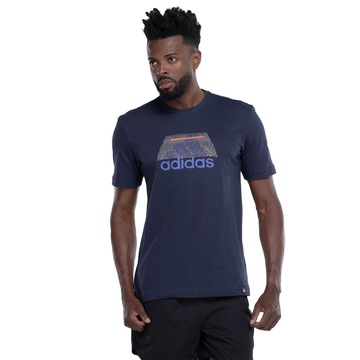 Camiseta Masculina adidas Manga Curta Graphic