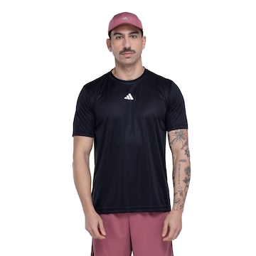 Camiseta Masculina adidas Manga Curta Treino Básica