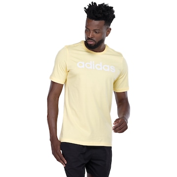 Camiseta Masculina adidas Manga Curta Logo Linear