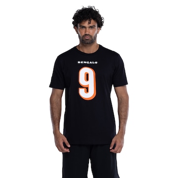 Camiseta do Cincinnati Bengals NFL Masculina Player Burrow NF018