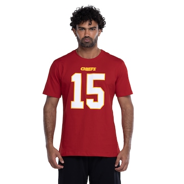 Camiseta do Kansas City Chiefs NFL Masculina Player Mahomes NF022