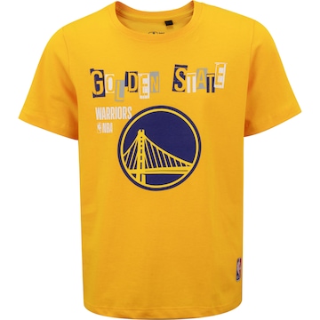 Camiseta do Golden State Warriors NBA Juvenil N0198 Collage