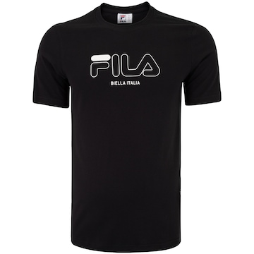 Camiseta Masculina Fila Manga Curta Slim Classic