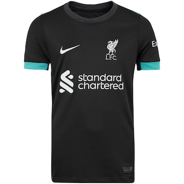 Camisa do Liverpool II 24/25 Nike Infantil Torcedor