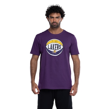 Camiseta do Los Angeles Lakers NBA Masculina NB968