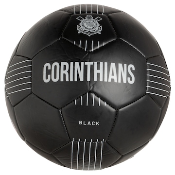 Bola de Futebol de Campo Corinthians Black