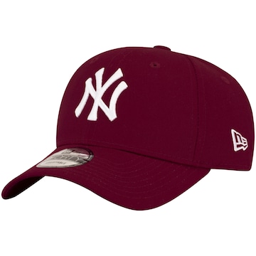 Boné Aba Curva New York Yankees MLB 940 New Era Team Color Strapback Adulto