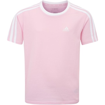 Camiseta Infantil adidas Manga Curta 3 Stripes