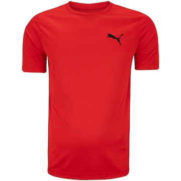 Camiseta Masculina Puma Manga Curta Active Small Logo Tee