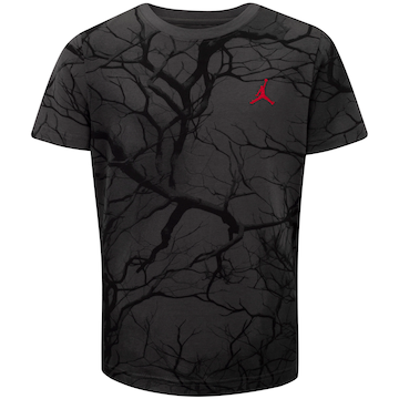 Camiseta Infantil Nike Manga Curta Jordan Family Tree AOP