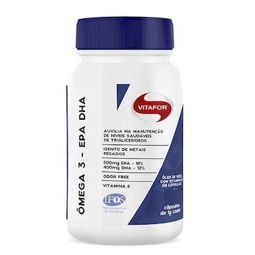 Ômega 3 Vitafor Omegafor 1g - 60 Cápsulas