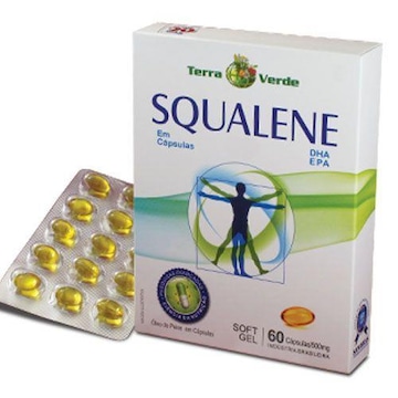 Óleo de Peixe Terra Verde Squalene - 60 Cápsulas