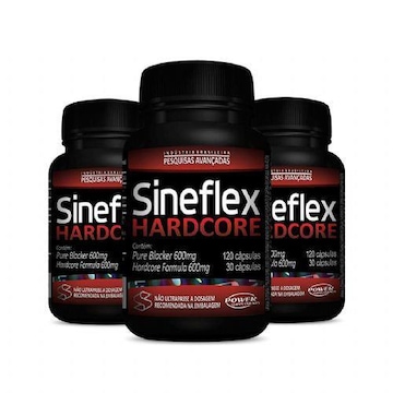 Termogênico Power Supplements Sineflex Hardcore - 150 Cápsulas