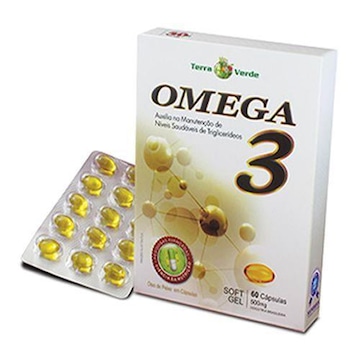 Ômega 3 Terra Verde de 500mg Soft Gel - 60 Cápsulas