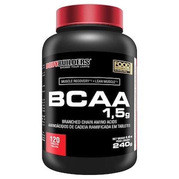 BCAA Bodybuilders 1,5g - 120 Tabletes