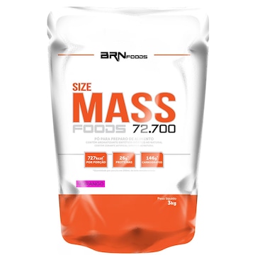 Maltodextrina BRN Foods Size Mass Foods 72.700 - Baunilha - 3kg