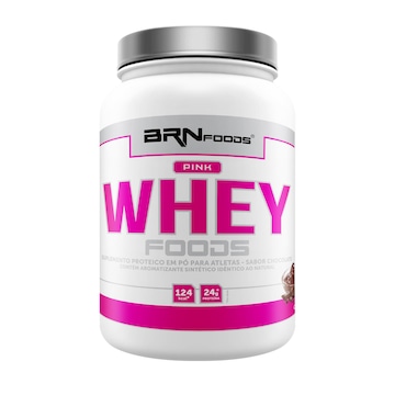 Whey Protein BRN Foods Pink Whey - Morango - 900g