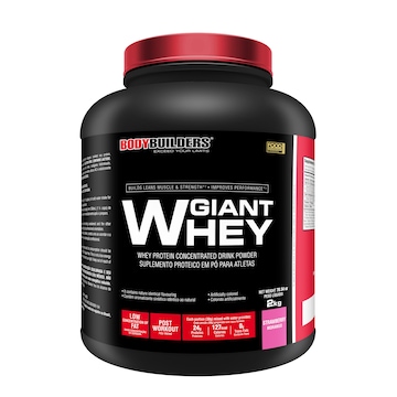 Giant Whey Protein Bodybuilders - Morango - 2Kg