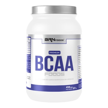 BCAA BRN Foods Premium - 450 Cápsulas