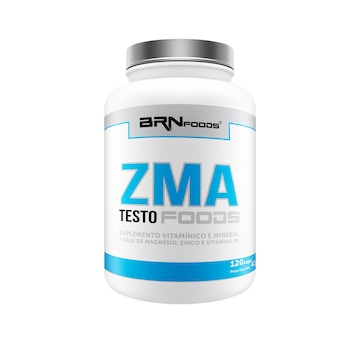 Suplemento ZMA BRN Foods Testo - 120 Cápsulas