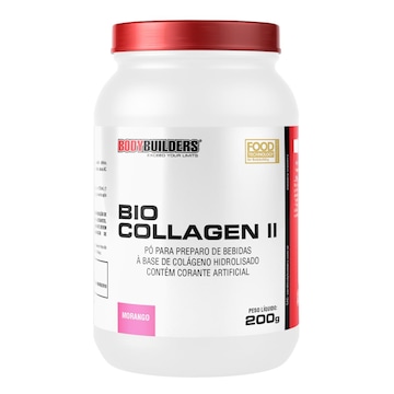 Colágeno Bodybuilders Bio Collagen II - Morango - 200g