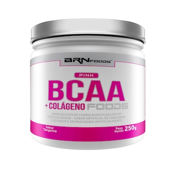 Pink BCAA + Colágeno BRN Foods - Tangerina - 250g