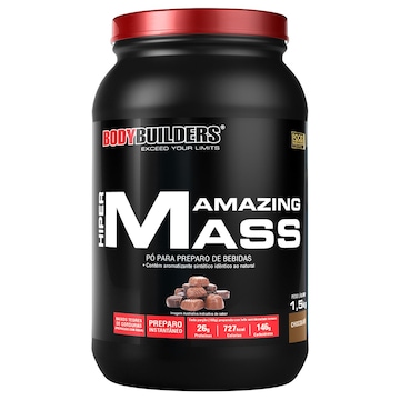 Hipercalórico Bodybuilders Amazing Mass - Chocolate - 1,5Kg