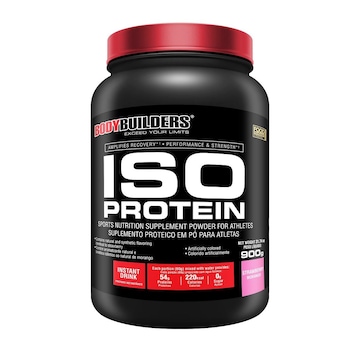 Whey Protein Isolada Bodybuilders - Morango - 900g