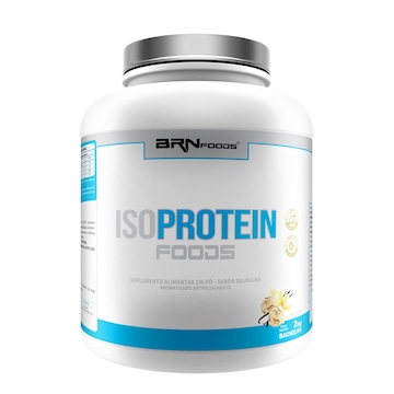 Whey Protein Isolada IsoProtein BRN Foods - Baunilha - 2Kg