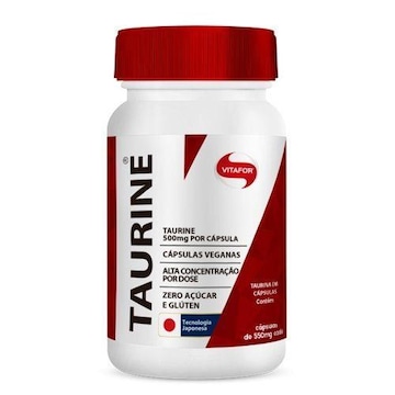 Taurine Vitafor - 60 Cápsulas