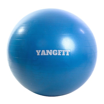 Bola de Pilates Suíça YangFit com Bomba de Encher - 55cm