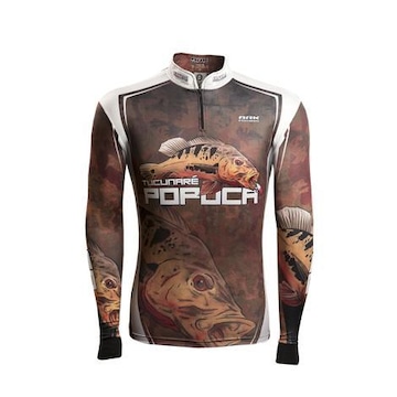 Camiseta de Pesca BRK Tucunaré Popoca 1.0 com FPS 50+ - Masculina