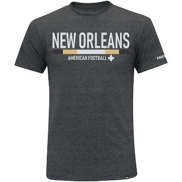 Camiseta First Down New Orleans Futebol Americano - Masculina