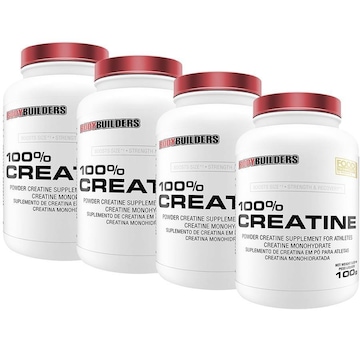 Combo 4x 100% Creatina Natural Bodybuilders - 100g