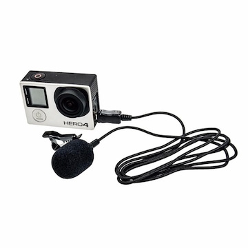Microfone Shoot Lapela - para Câmeras GoPro Hero 3, 3+, 4