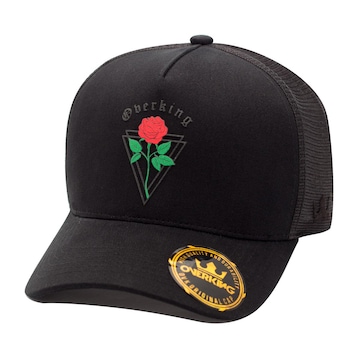 Boné Overking Aba Curva Trucker Rose - Adulto