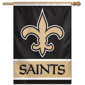 Bandeira Vertical WinCraft Logo Team New Orleans Saints - 70x100cm