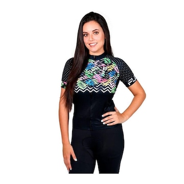 Camisa de Ciclismo Furbo Tropical - Feminina