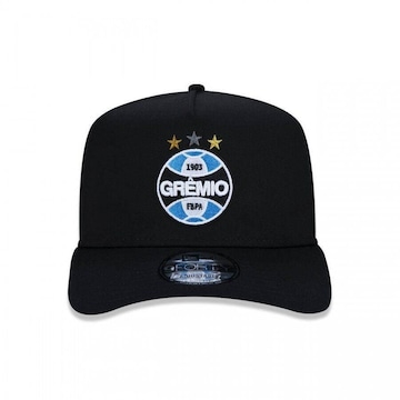 Boné Aba Curva New Era 9Forty A-Frame Grêmio Futebol - Snapback - Adulto