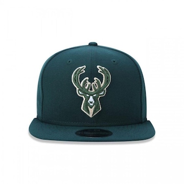 Boné Aba Reta New Era 9fifty Original Fit NBA Milwaukee Bucks - Snapback - Adulto