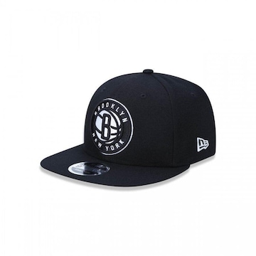 Boné Aba Reta New Era 9Fifty Original Fit NBA Brooklyn Nets - Ajustável - Snapback - Adulto